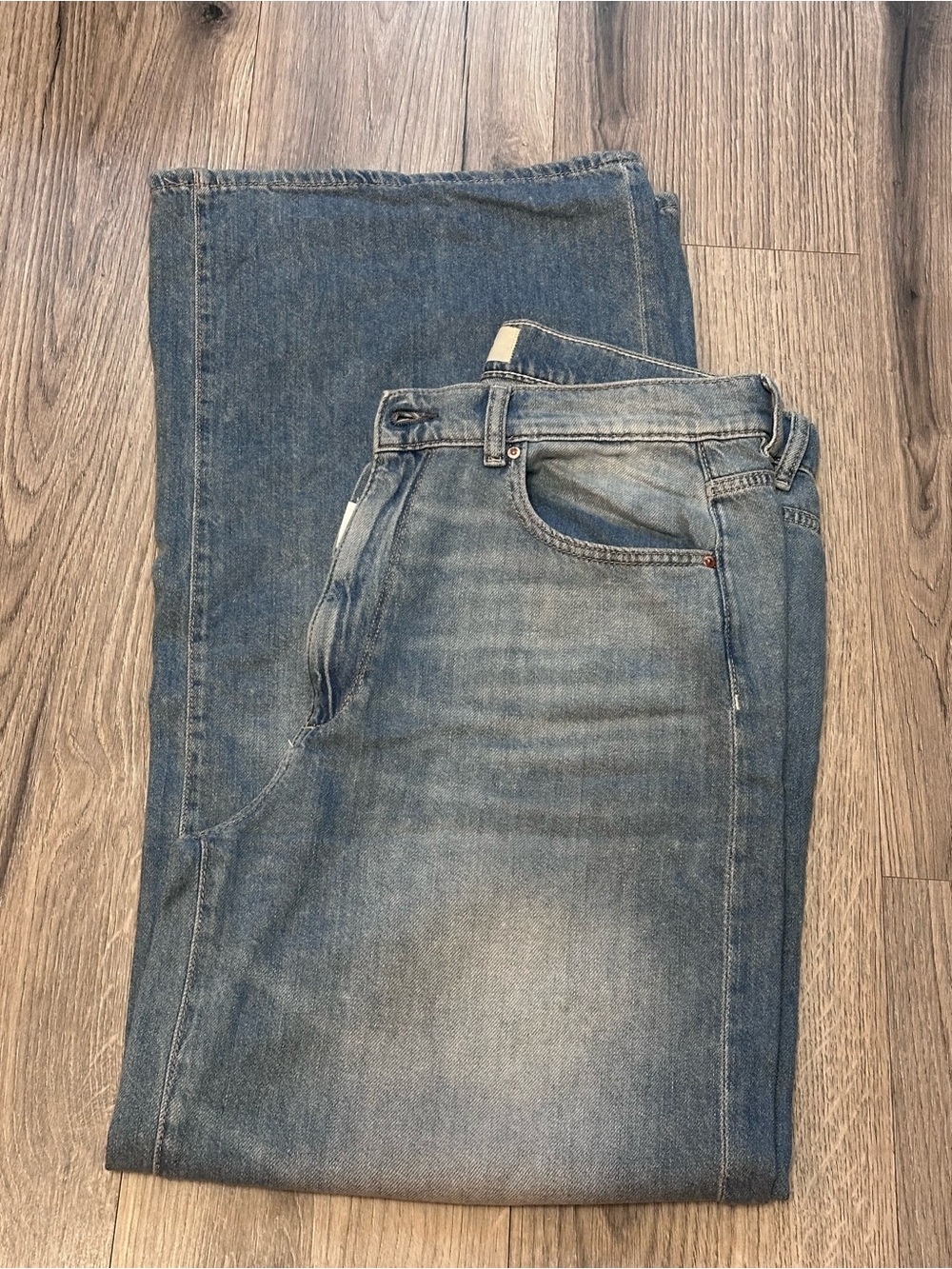 DL1961 Hepburn Wide Leg High Rise Jeans - Picture 6 of 12